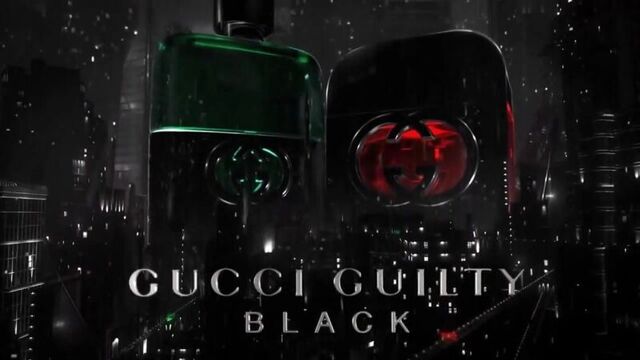 Gucci guilty black (духи гуччи гилти блэк, реклама)