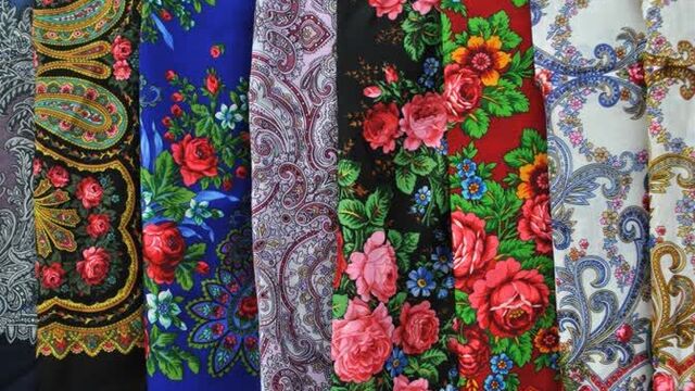 Шикарные павлопосадские платки