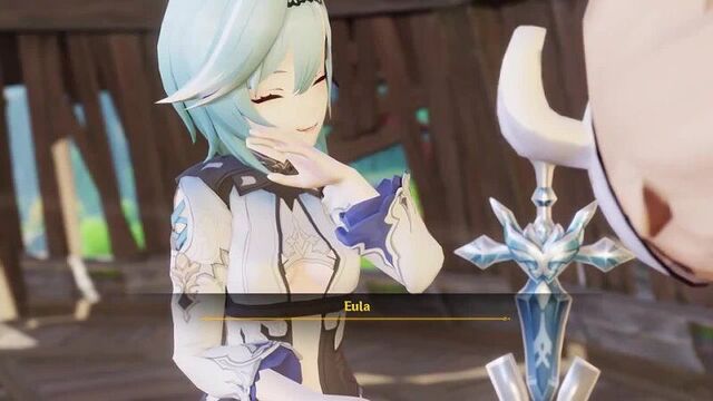 Хиличурл поймал эолу (genshin impact)