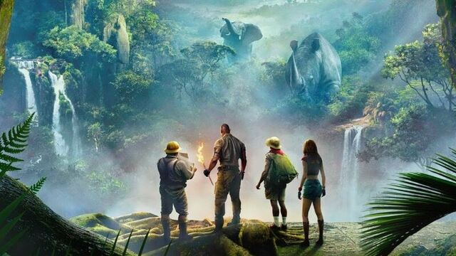 Джуманджи: зов джунглей (2017) #кинофильмы