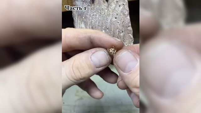 Плетение золотого браслета «итальянка»