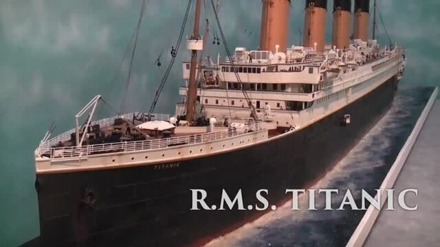 Диорама «титаника» родриго пиллера в масштабе 1/100