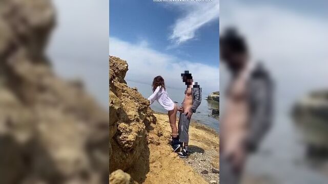 Sahilde türk çift sikişi