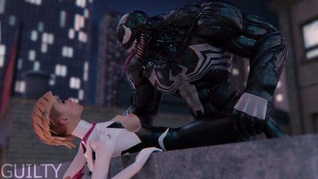 Spider-gwen x venom 2160p 3d porn