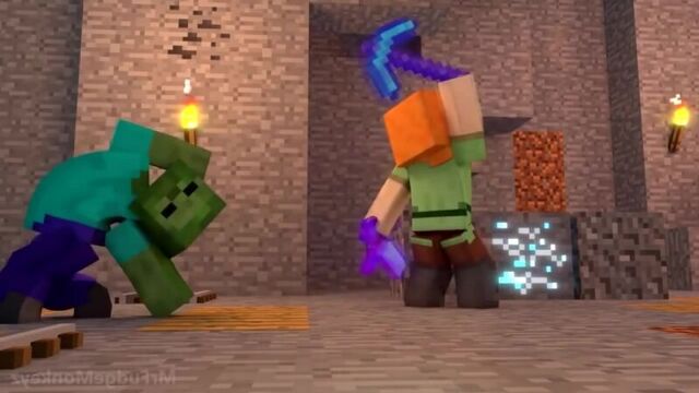 Странный - майнкрафт клип песня (на русском) - alex life minecraft parody song animation rus