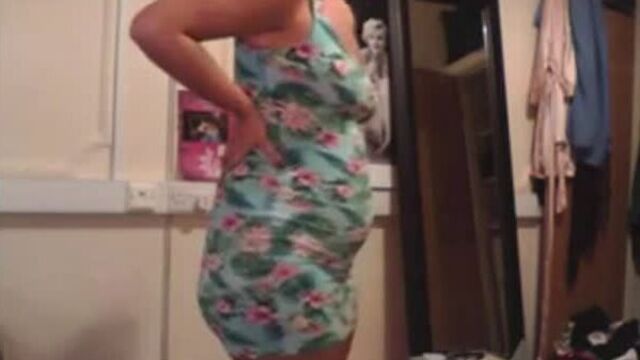 Aliss bonython old dress, fat belly