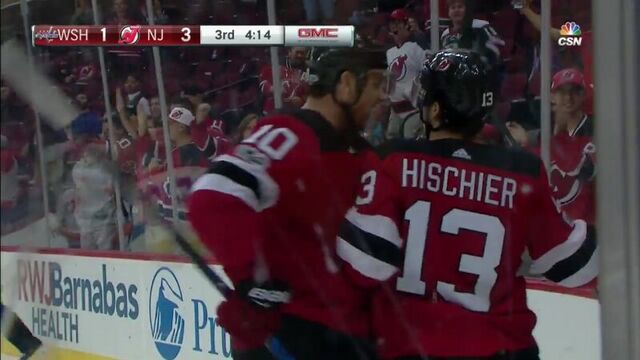 Предсезонный матч. «нью-джерси дэвилз» - «вашингтон кэпиталз» / гол хишира