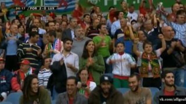 Португалия 2-0 люксембург / гол нани / 15.10.2013