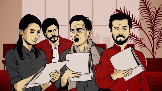 2019: альваро морте рассказывает историю создания сцены «bella ciao» (с русскими субтитрами)