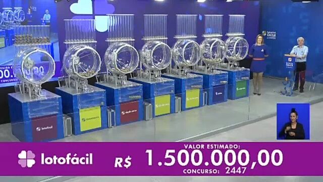 Redetv - resultado da lotofácil - concurso nº 2447 - 12/02/2022