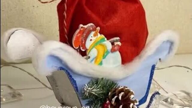 Сани деда мороза 