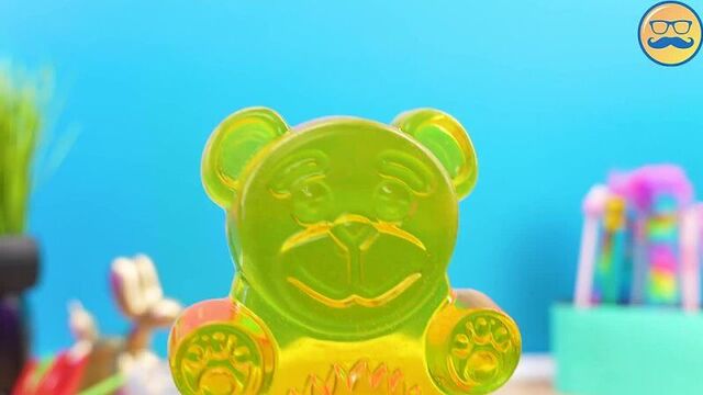 Желейный pop it из желейного медведя валеры