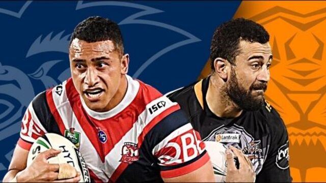 Live: 09:10 нрл. 13й тур. сидней рустерс - вестс тайгерс