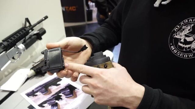 Iwa 2018. новый короб для пулемета m249 от bullgear customs