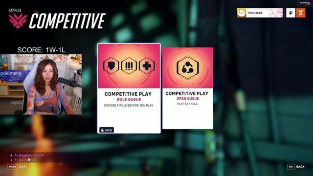 Pokimane - nip slip on stream