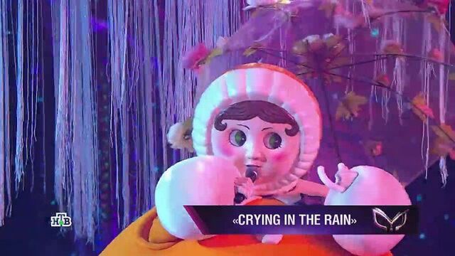 «маска» _ выпуск 11. сезон 2 _ неваляшка, crying in the rain