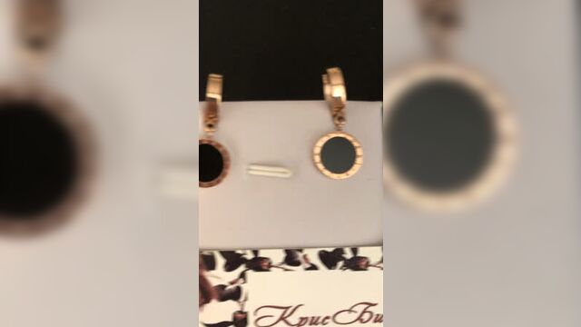 Серьги «булгари»