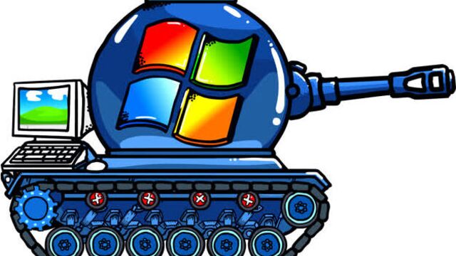 Windows сделали танк. танковая дичь.