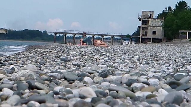 Пицунда 2015 нудистский пляж абхазия