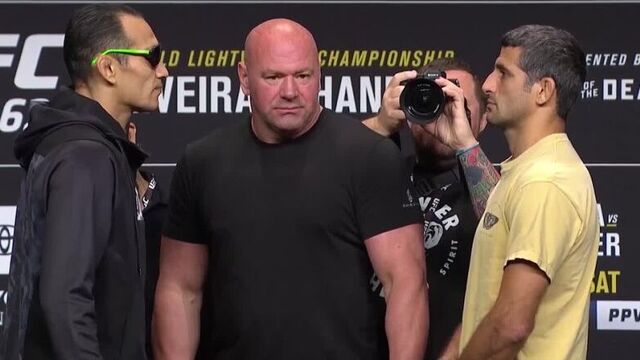 Тони фергюсон vs бенэил дариуш - битва взглядов с пресс-конференции перед ufc 262