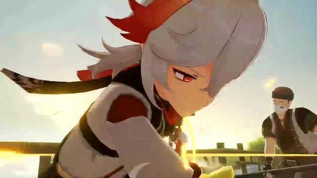 «тихое изящество» каэдэхара кадзуха (анемо) - новый персонаж - genshin impact / геншин импакт