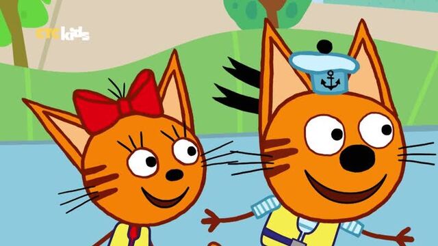 Новые серии "три кота" на стс kids