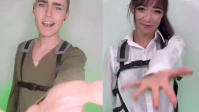 Атака титанов | саша и конни