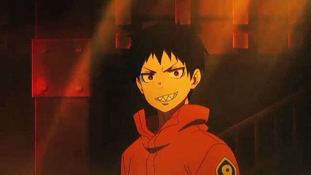 Пламенная бригада пожарных | шинра кусакабе спасает тамаки котатсу | anime edit