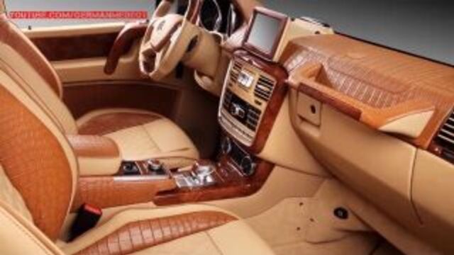 Topcar-tuned hamann g65 amg with crocodile leather interio