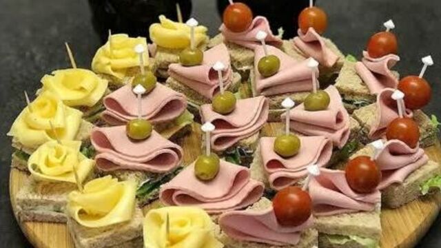 Канапешки для праздничного стола 