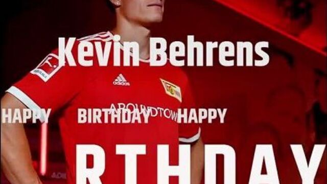 «унион» берлин поздравил своего нападающего