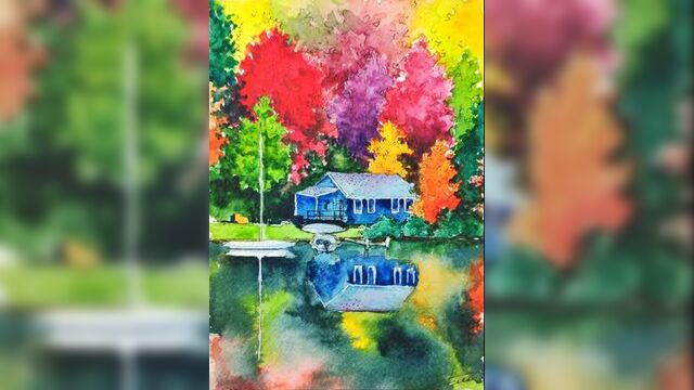 Как нарисовать осенний пейзаж?