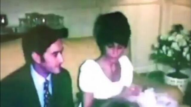 Одри и её сын - лука дотти. 1970-е года.