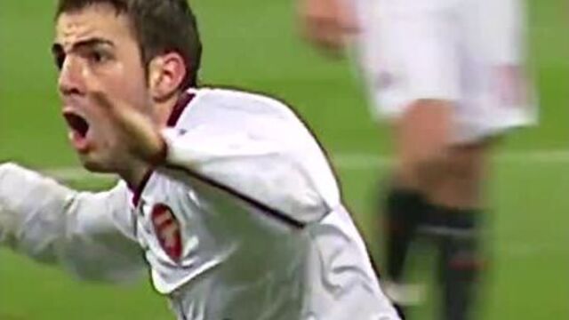 Сеск фабрегас забивает на "сан-сиро" (2008)