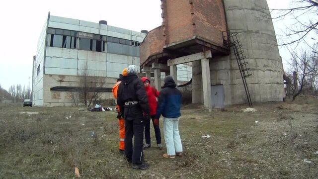 Прыжки с трубы 125м, запорожье kava