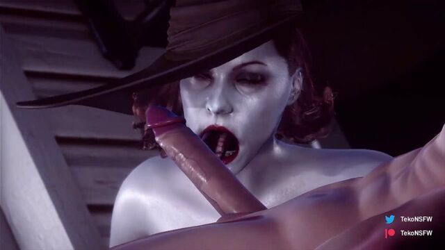 Alcina dimitrescu resident evil village tekonsfw animated sound