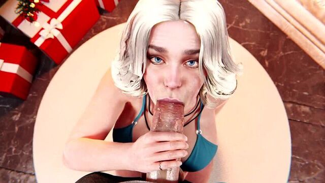 Christmas dc kara zor-l power girl rigid superman animated eddysstash sound 3d porn