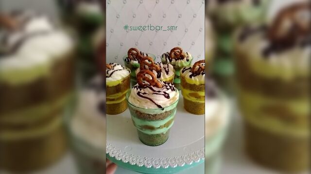 Трайфлы. сникерс