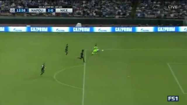 Гол: мертенс д. (16.08.17 - лч)