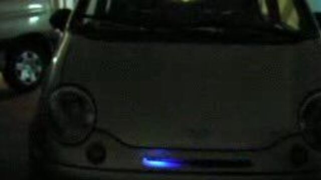 Daewoo matiz knight rider auto led tuning