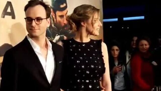 Милена радулович на премьере фильма "балканский рубеж" в савва-центре