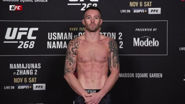 Колби ковингтон - взвешивание перед ufc 268