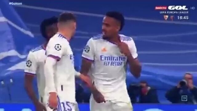 Вся команда поддерживала милитао после первого гола карима бензема, бразилец доигрывал матч с травмой.