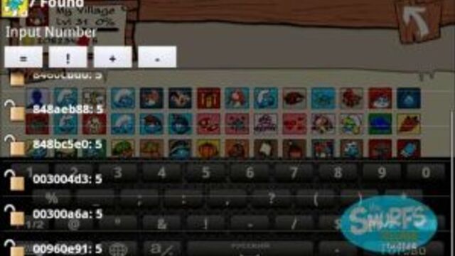 Взлом игры "the smurfs' village" на android