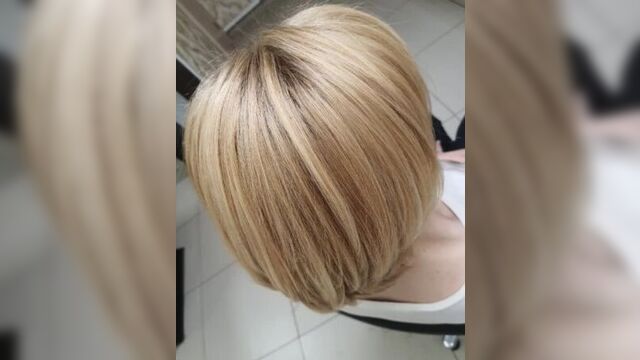 Мелкое мелирование и тонирование от мастера наргизы (чкалова)