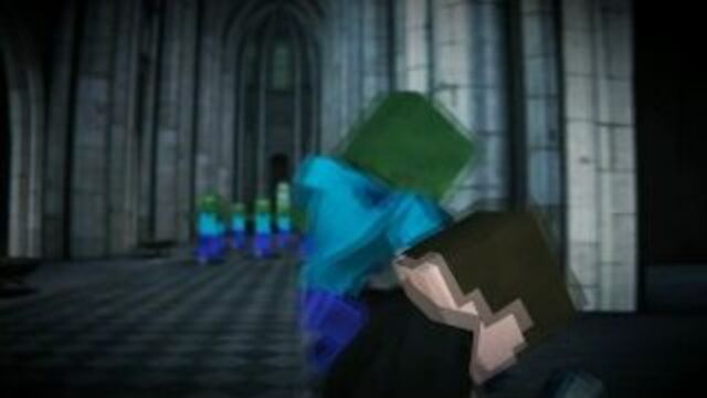 Эндермен зомби скелеты и пауки против херобрина