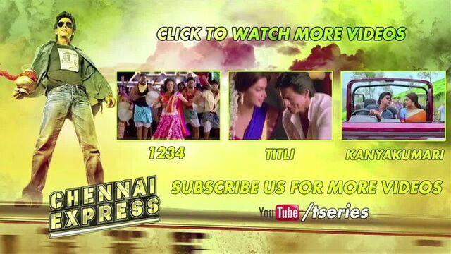 Песня "tera rastaa chhodoon na " из фильма "ченнайский эспресс - шахрукх кхан, дипика подуконе