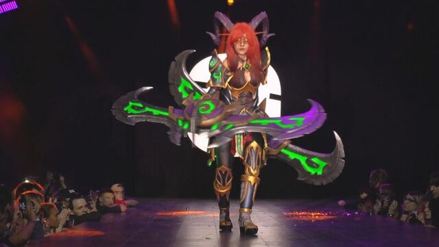 Косплей blood elf - warcraft /старкон/