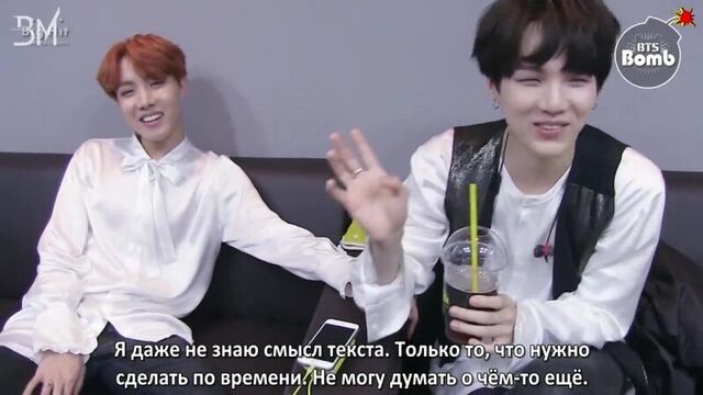 [rus sub][bangtan bomb] s-o-p-e debut stage practice 'お疲れさまでした' (thank you for your hard work)