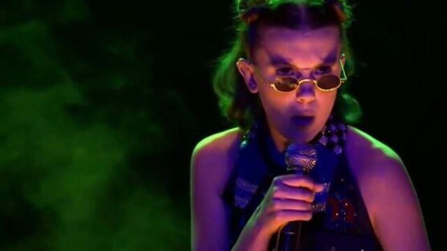 [rus sub] millie bobby brown raps a stranger things season 1 recap